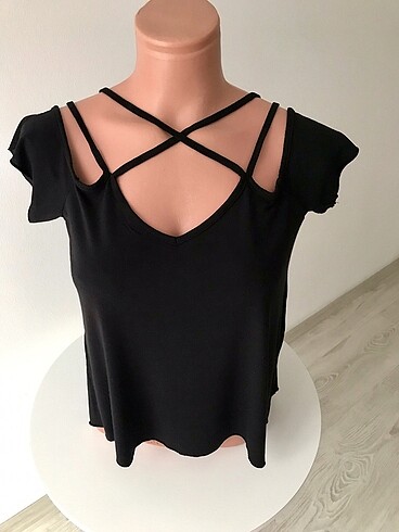 Yaka detaylı bluz - Görsel 5