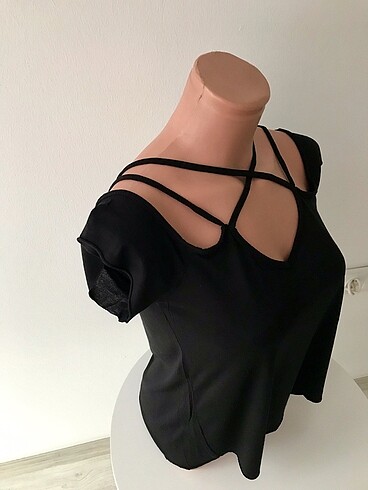 Yaka detaylı bluz - Görsel 8