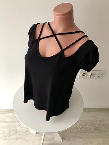 Yaka detaylı bluz - Görsel 7