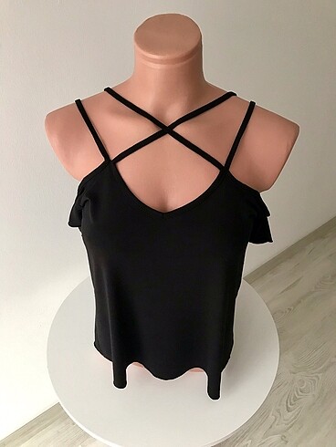 Yaka detaylı bluz - Görsel 11