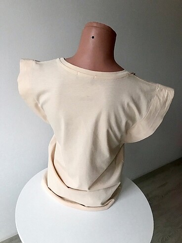 Zincir detaylı bluz - Görsel 3