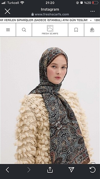 fresh scarfs bohemian şal