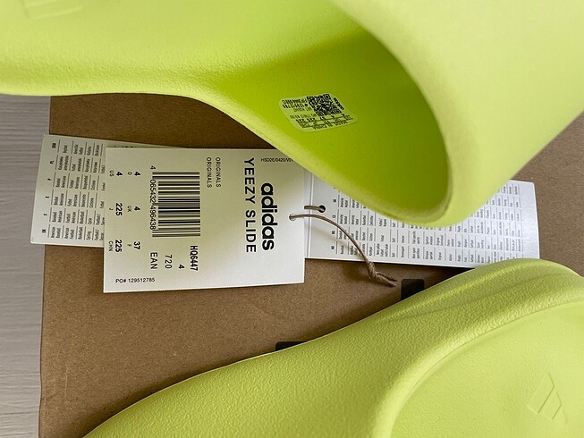 37 Beden yeşil Renk Adidas YEEZY SLIDE