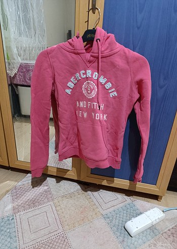 Diğer Pembe Kadın Sweatshirt Uzun Kollu Kapüşonlu