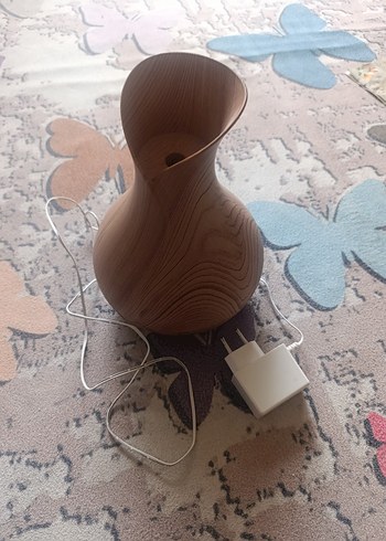 Beden Kahverengi Ahşap Desenli Vazo