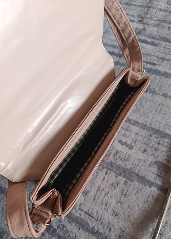 Diğer Pembe Deri Michael Kors Nakışlı Omuz Çantası