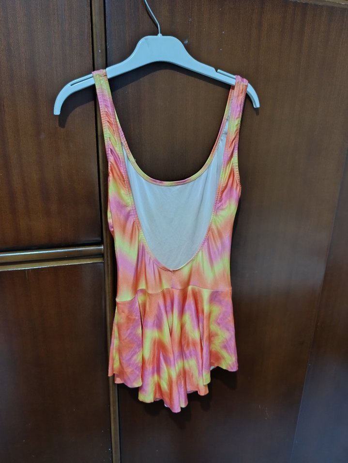 Kadın Pastel Renkli Mini Fırfırlı Mayo - Görsel 2