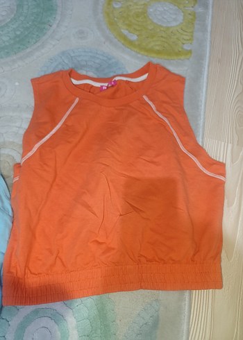 Kız Çocuk Renkli Kısa Kollu Pamuklu Tişört - Görsel 3