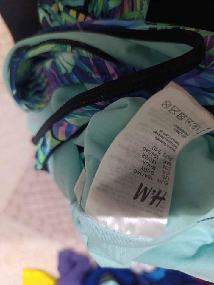 Renkli Baskılı Kadın Mini Mayo - Görsel 3