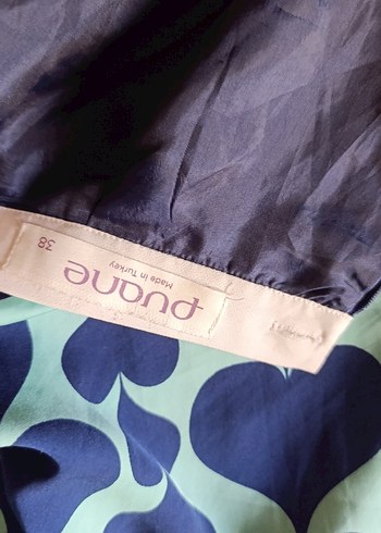 Mavi Bohem Renkli Uzun Hamile Eteği - Görsel 4