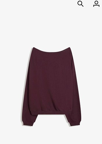 xs Beden bordo Renk BERSHKA triko kazak