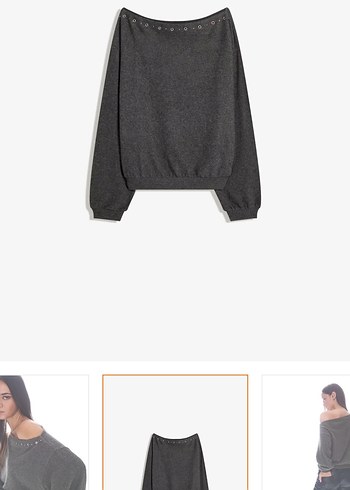 xs Beden gri Renk BERSHKA kazak