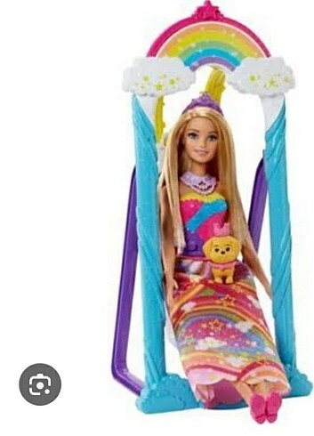 Barbie gökkusaği prensesi ve salıncağı