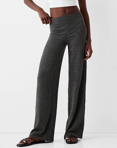 BERSHKA wide leg pantolon
