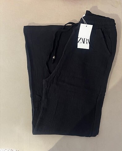 Zara Zara müslin keten pantolon