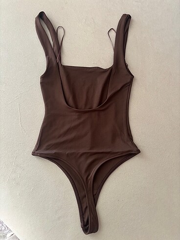 l Beden kahverengi Renk Zara askılı body