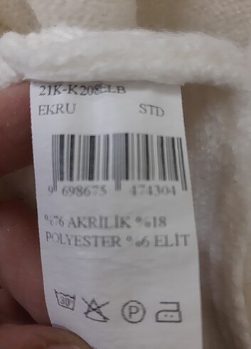 universal Beden beyaz Renk Standart beden ekru renk triko elbise