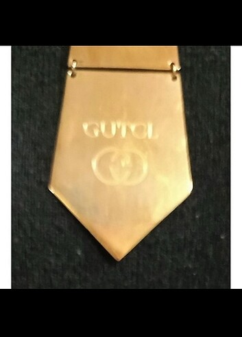 Gucci Gucci Gold Renkli Kravat Kolye