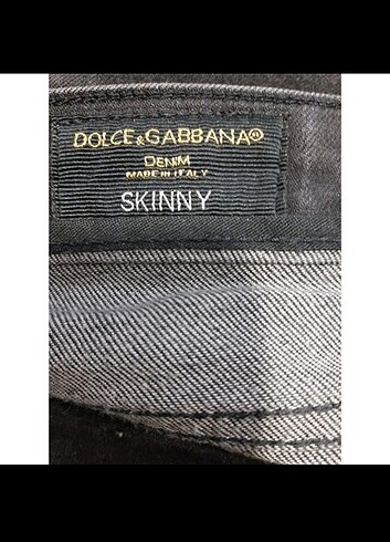 l Beden siyah Renk Dolce&Gabbana 52 Beden Likralı Jeans