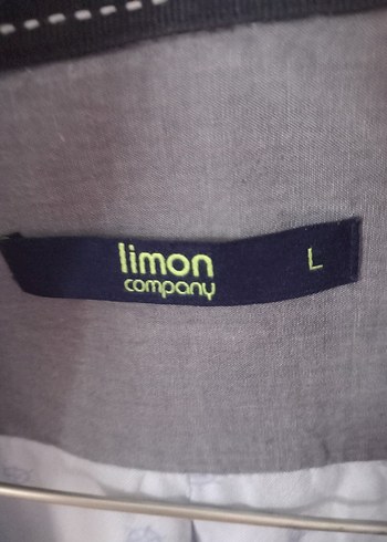 Limon Company Mavi Pamuklu Uzun Kollu Erkek Gömlek