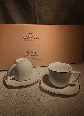 Karaca Karaca nina 6 kisilik kahve fincan takımı