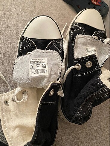 38 Beden siyah Renk Converse