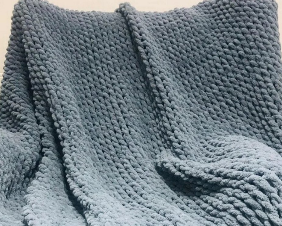 Bej puff tek kişilik örtü - Görsel 2