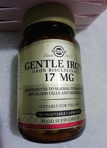 Solgar 17 mg gentle Iron 