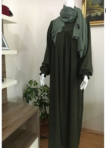 Muslin kumas elbise 40. 42 44 46 beden e olur