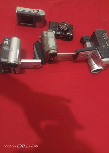 toplu 5 adet fotoğraf Makinesi!casio Samsung jvc