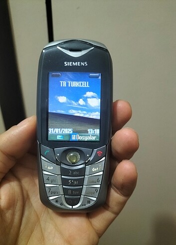 Orjinal Siemens cx65 Türkiye kayıtlı tertemiz tuşlu telefon 