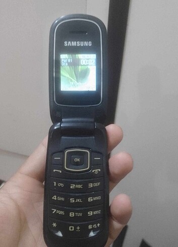 Asker telefonu! Samsung e1150 kapaklı tuşlu kayıtlı telefon 