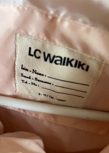 Pudra pembe çocuk mont - Görsel 2