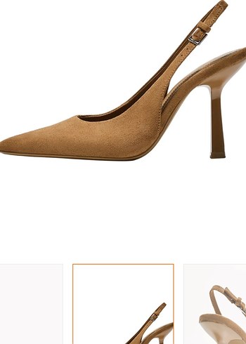 Bershka taba topuklu ayakkabı - Görsel 3