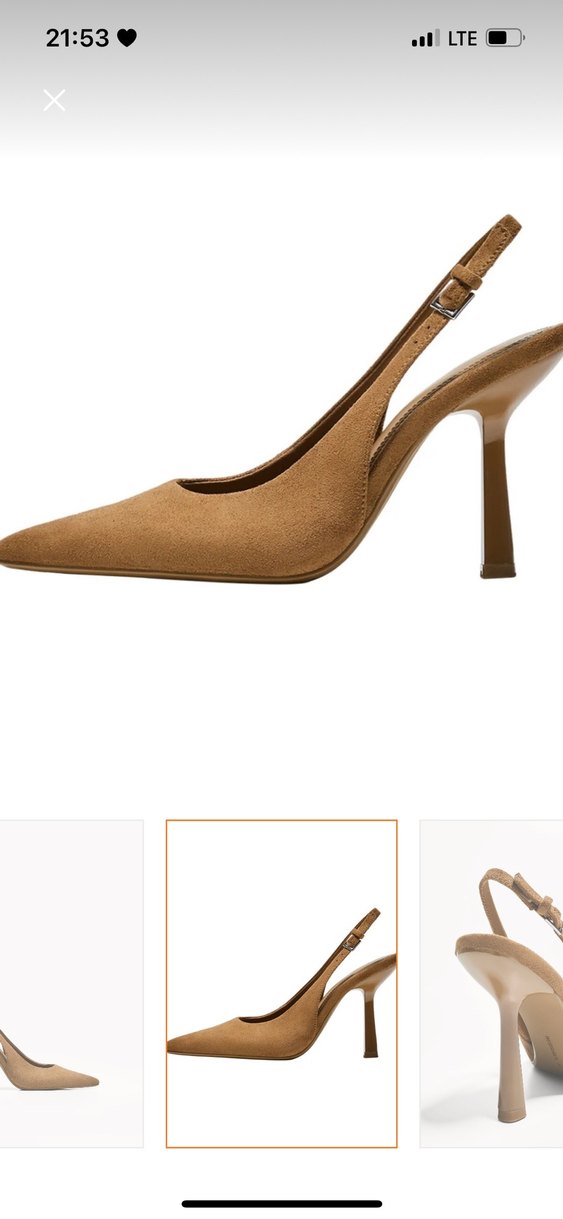 Bershka taba topuklu ayakkabı - Görsel 3