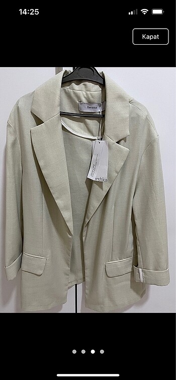xs Beden Bershka taş renkli blazer