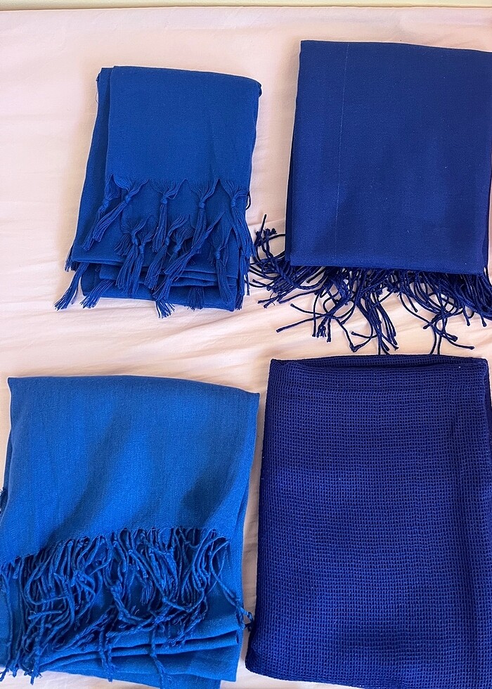 Kadın renkli şal - Görsel 3