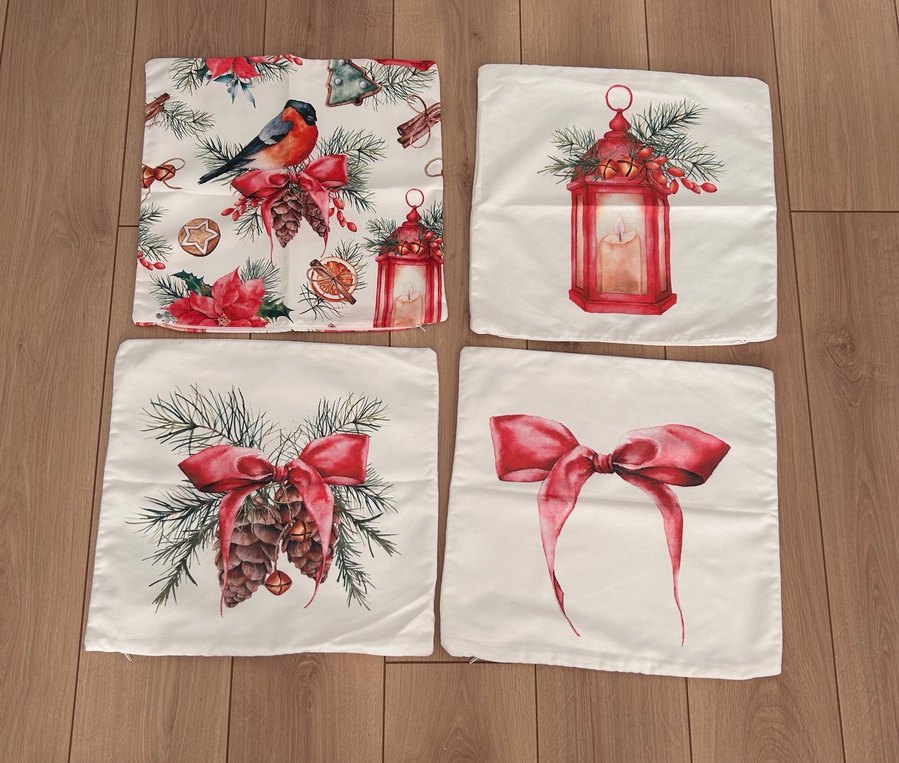 Yeni yıl konseptli 4 adet Yastık kılıfı - Görsel 2