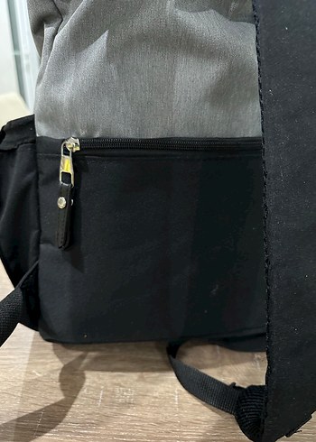 Gri Desensiz Bebek Çantası - Görsel 3