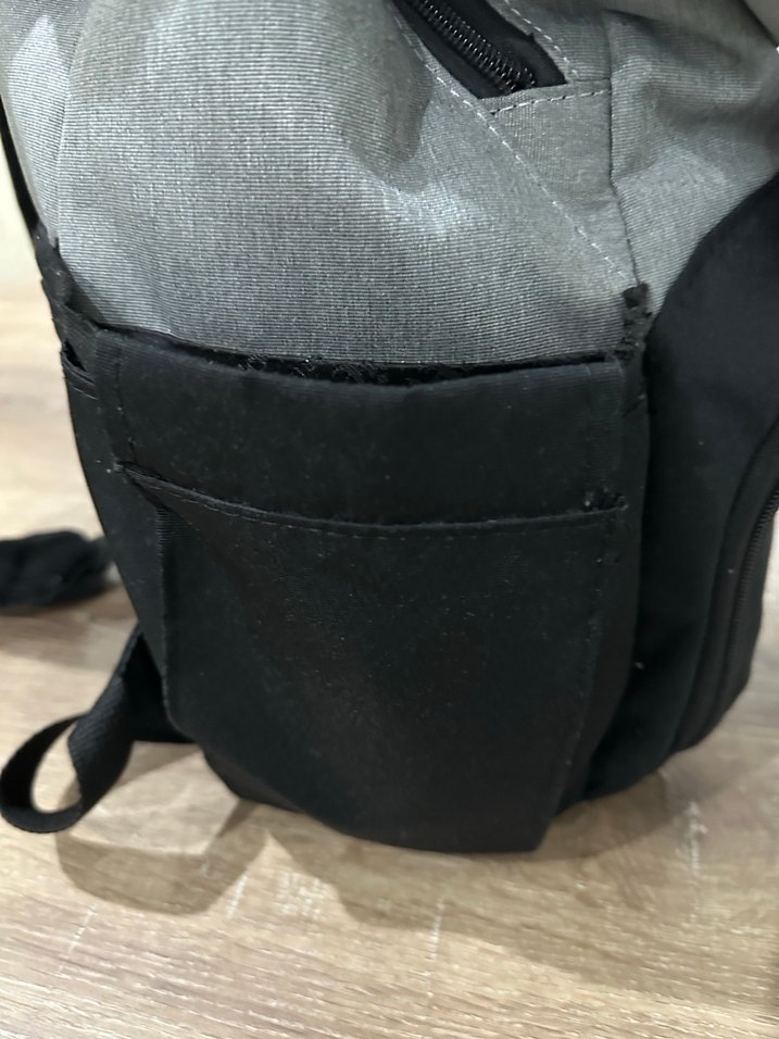 Gri Desensiz Bebek Çantası - Görsel 2