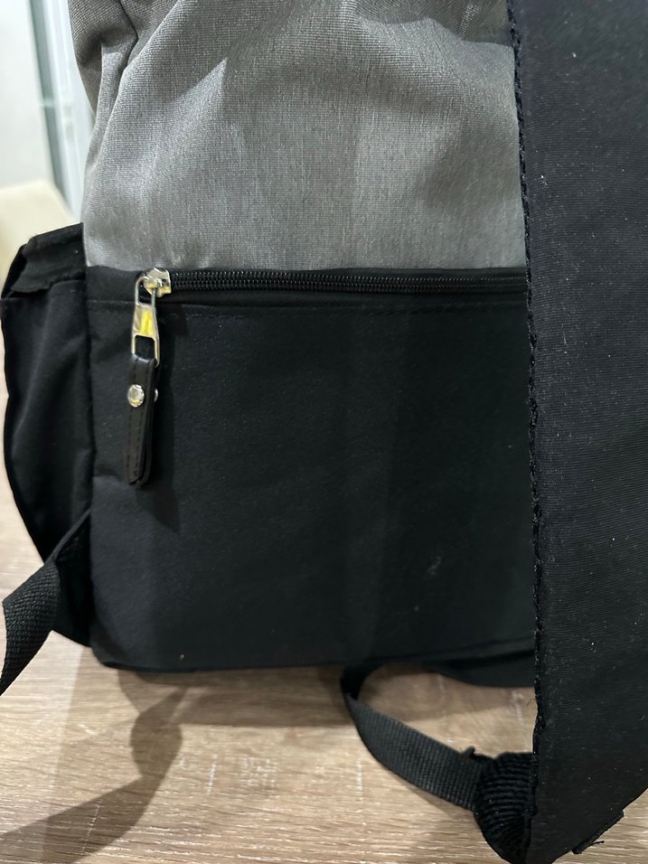 Gri Desensiz Bebek Çantası - Görsel 3