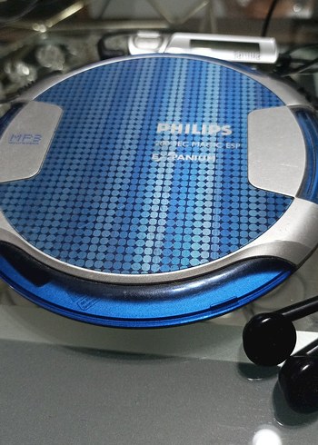 Mavi Philips Taşınabilir CD Çalar - Görsel 2