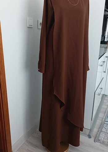 Diger Kadın Kahverengi Uzun Salaş Elbise