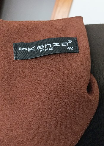 Diger Kadın Kahverengi Uzun Salaş Elbise - Görsel 8