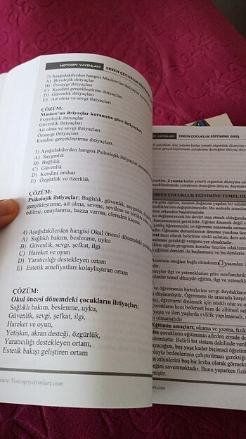 Çocuk gelişimi 2 sınıf konu özetli soru bankası - Görsel 2