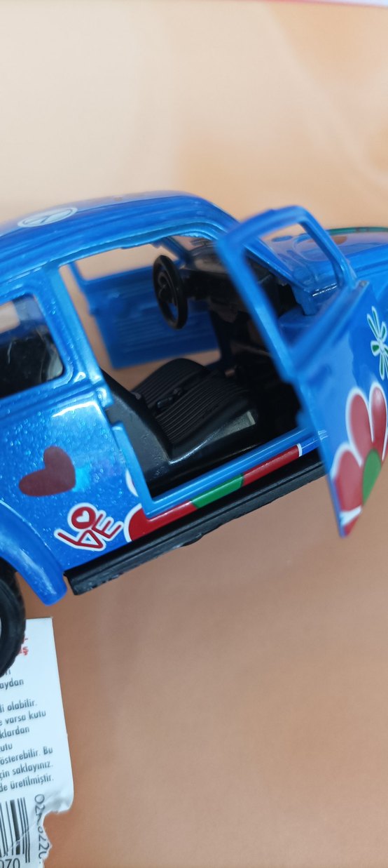 Renkli Mavi Oyuncak Araba - Görsel 3