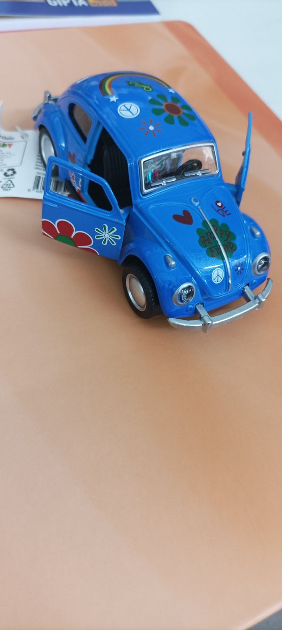 Renkli Mavi Oyuncak Araba - Görsel 2