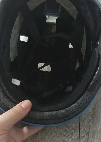 Mavi Minimalist Motosiklet Kaskı - Görsel 4