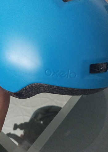 Mavi Minimalist Motosiklet Kaskı - Görsel 5