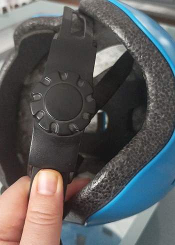 Mavi Minimalist Motosiklet Kaskı - Görsel 6